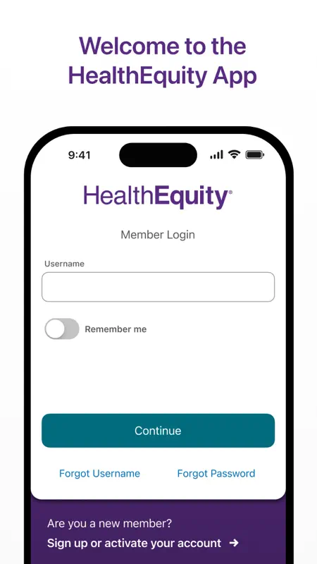 HealthEquity Mobile screenshot 1 of 5
