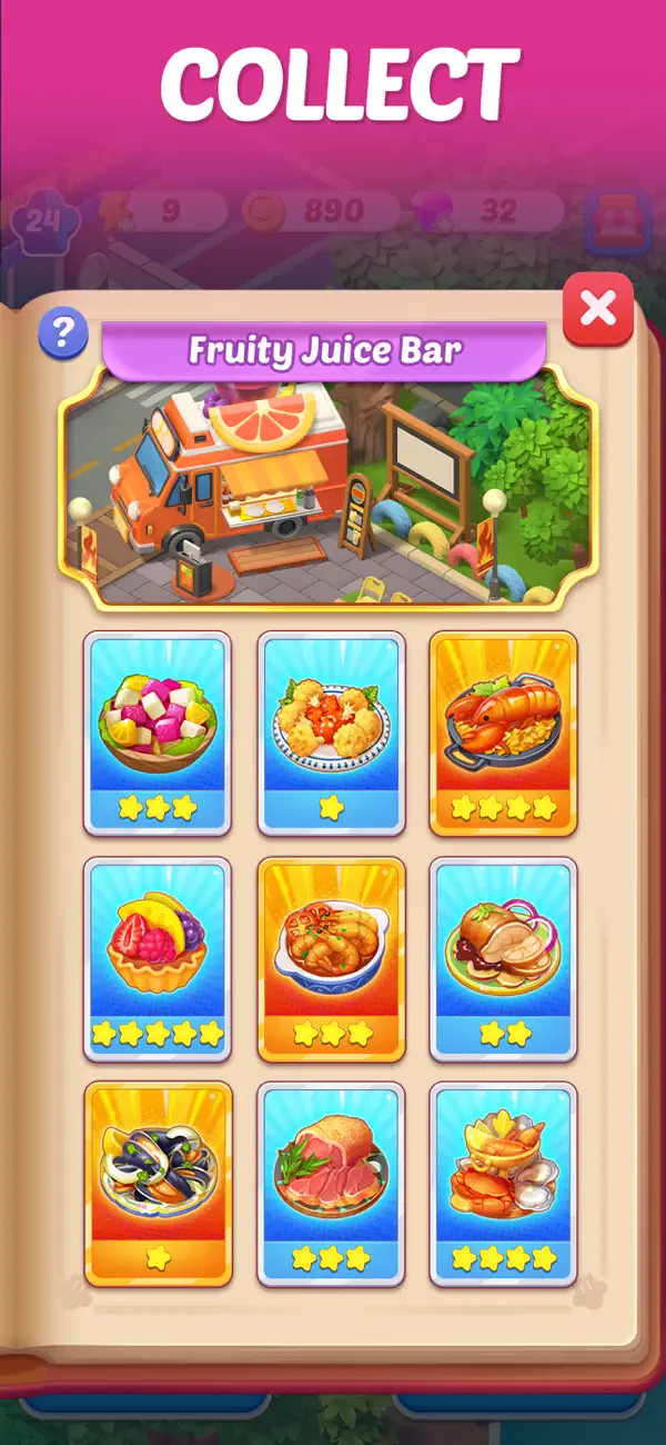 Merge Cooking® Hack screenshot 4 - game app interface