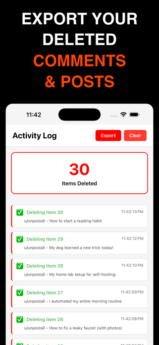 UnPostAll: Post Deleter Screenshot 4 of 4