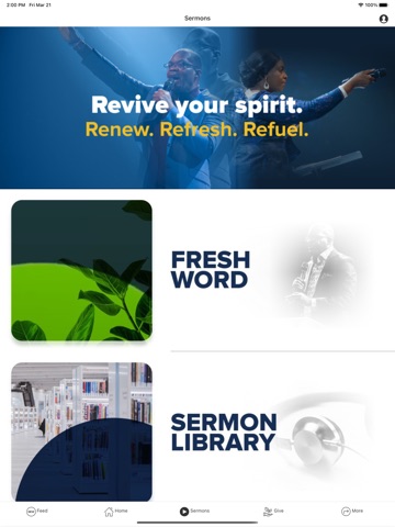 House of Praise Toronto iPad screenshot