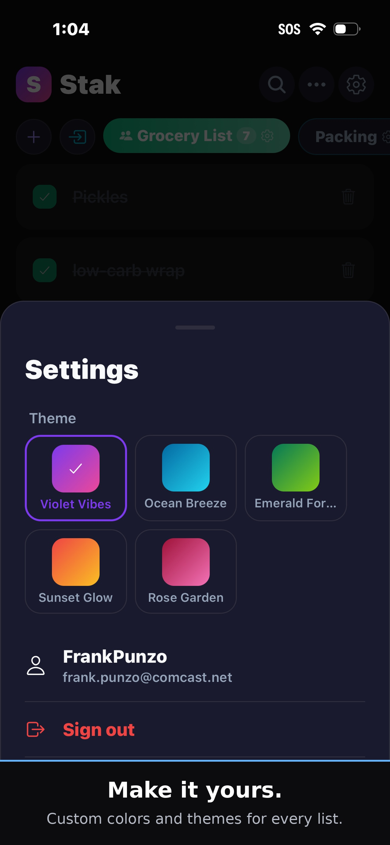 Stak: Smart Lists & To-Do