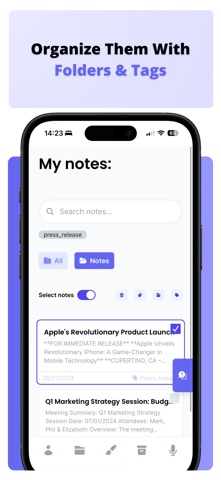 Talknotes - AI Voice Notes screenshot