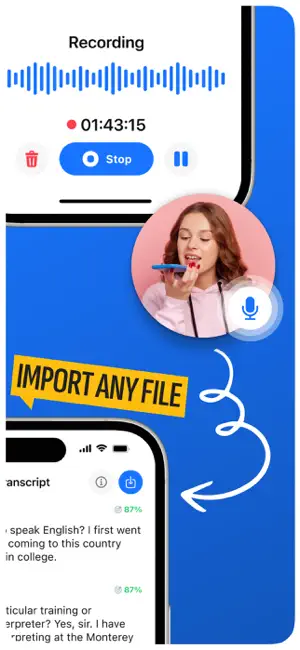Speech to Text & Transcriber screenshot 2