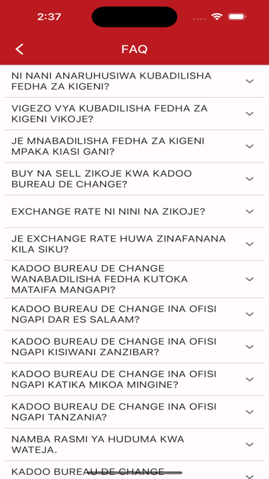 Kadoo Bureau De Change LTD Screenshot