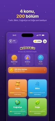Wordable: Turkish Word Puzzle screenshot 3