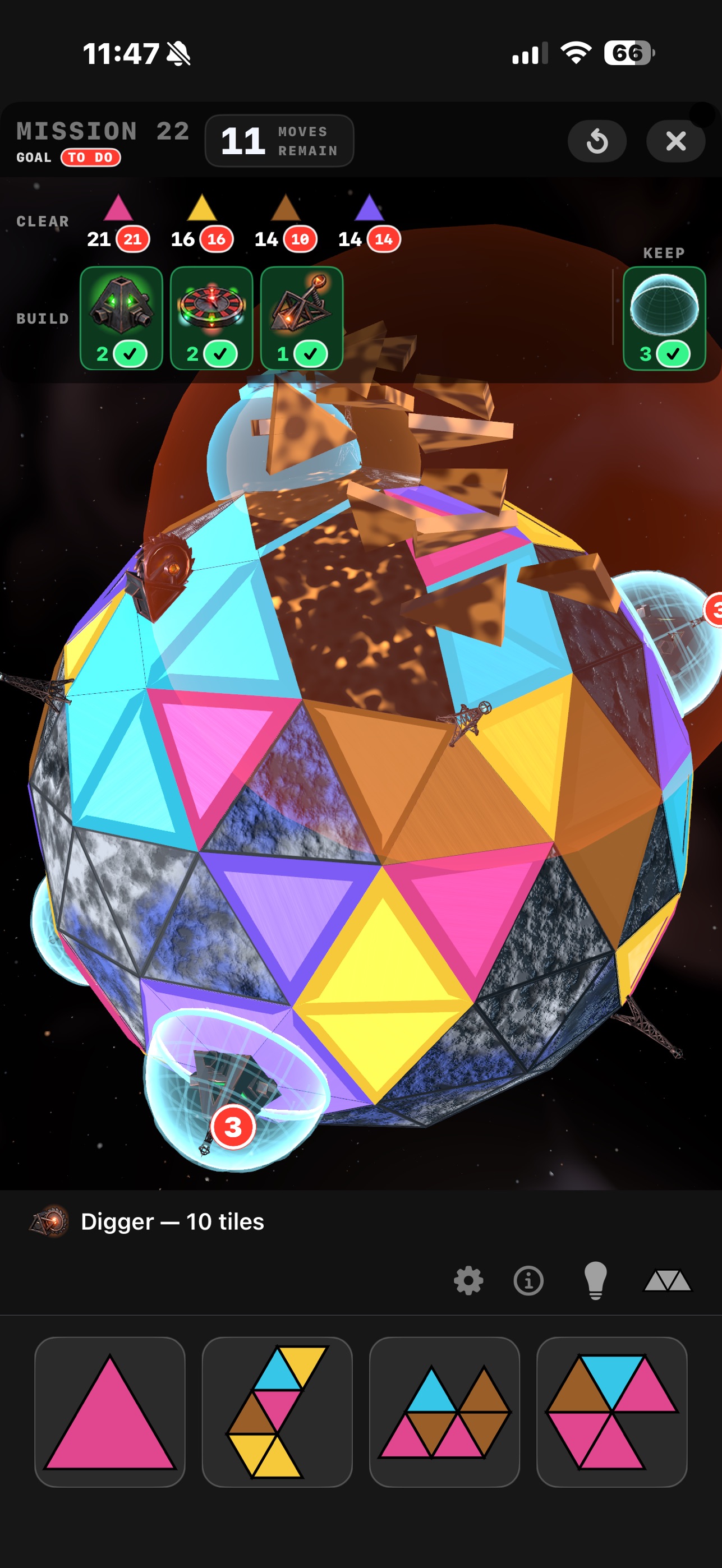 Screenshot 3 of GeoTess: Asteroid Puzzle
