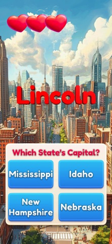 USA State Name Guess 3D screenshot