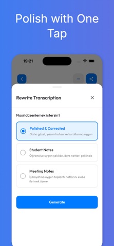 MUNotes - AI Voice Recorder iPhone screenshot