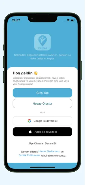 Eriş360 iPhone screenshot 1