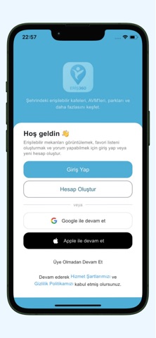 Eriş360 iPhone screenshot 1