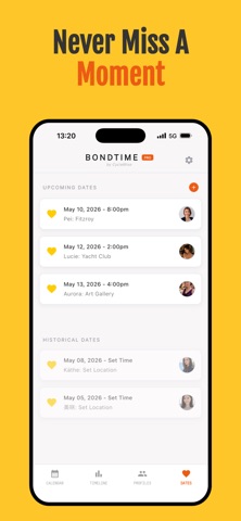 Dating Calendar - BondTime Screenshot 3 of 7