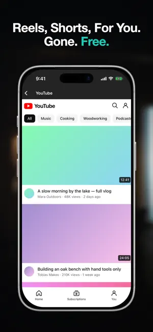 Block Reels & Shorts: Reelmute screenshot 3