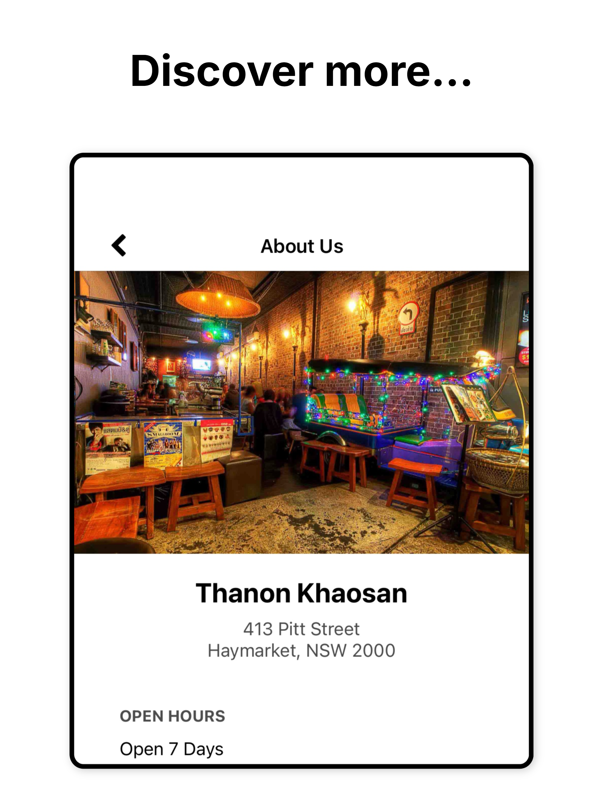 Thanon Khaosan Restaurant