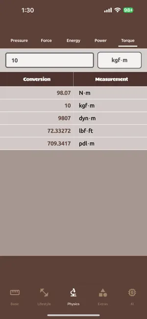 Intelli Unit Converter screenshot 2