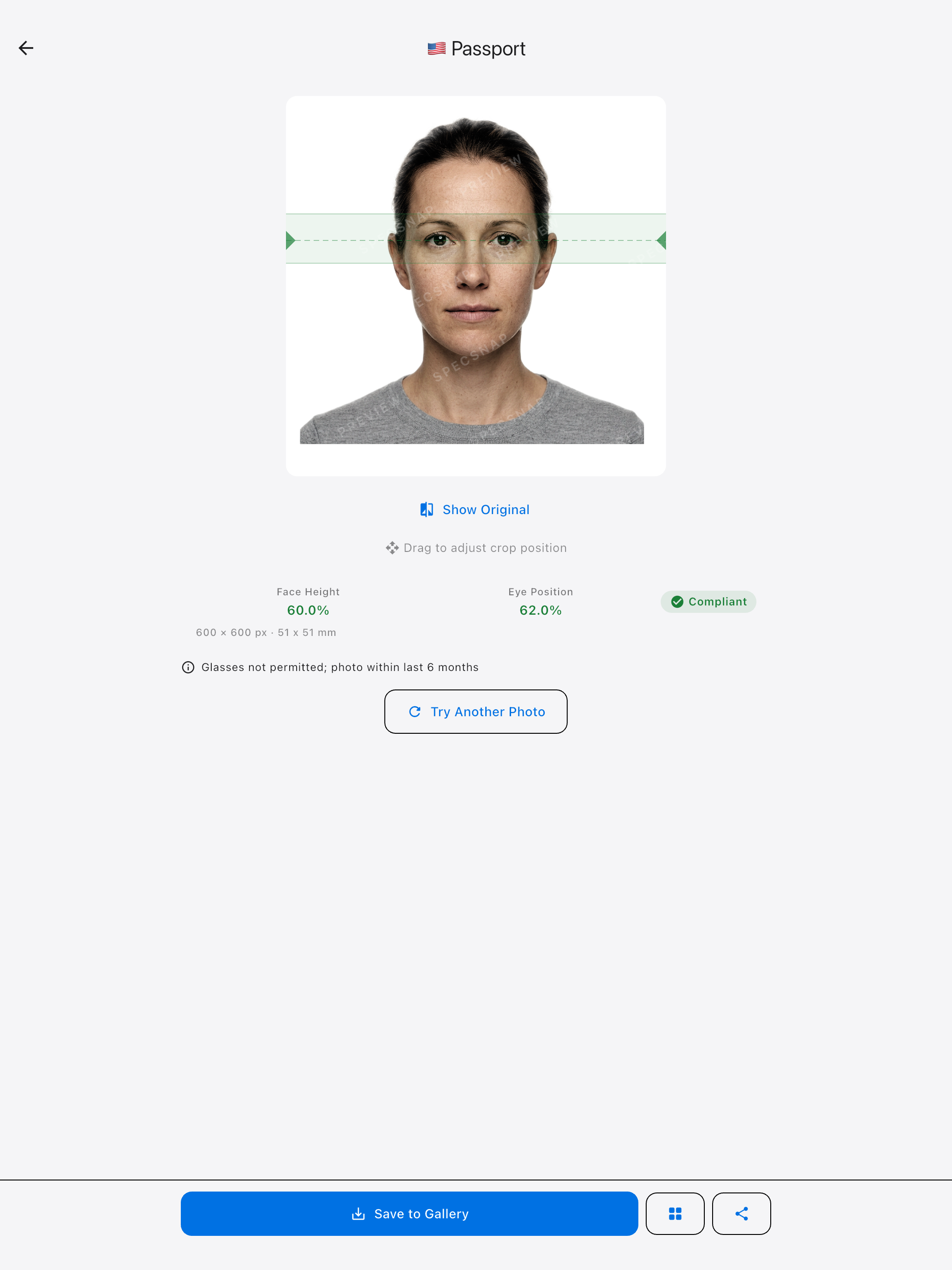 SpecSnap: Passport & ID Photo screenshot 14