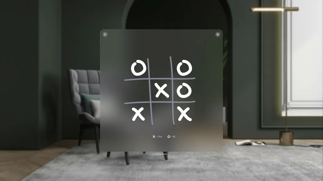 Screenshot #1 pour Tic Tac Toe: AI XO