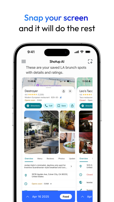 Shotup AI iPhone screenshot 3 - Productivity app