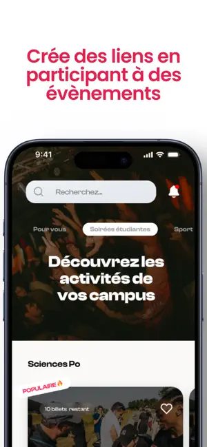 Moonlie : Soirées & campus screenshot 2