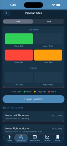 IVF Tracker : Cycle & Meds Screenshot 4 of 10