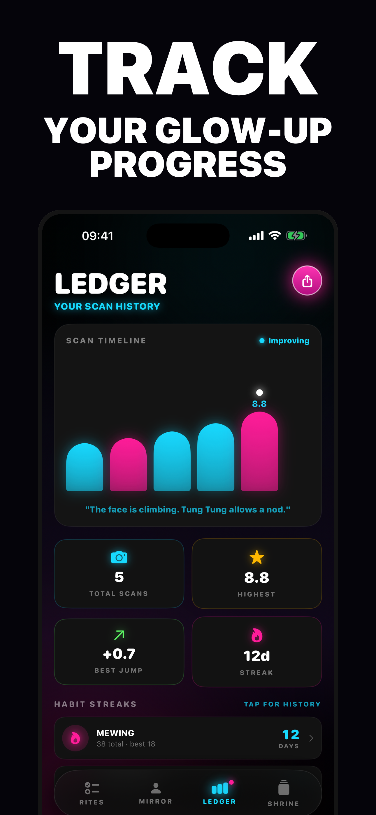 TungMax AI: Looksmax & Jawmax screenshot 3