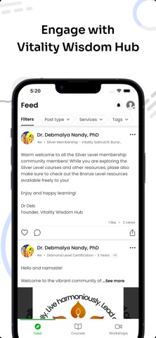 Vitality Wisdom Hub Screenshot 2 of 4
