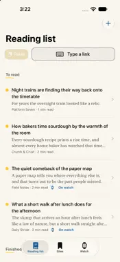 Watch Reader: Web & Articles screenshot 1