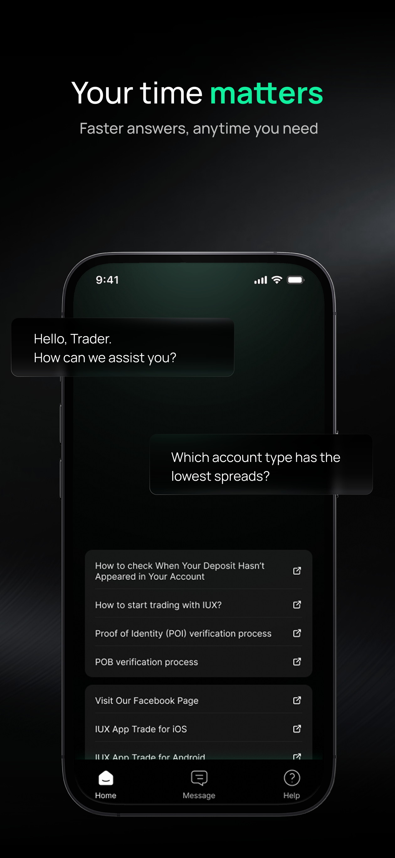 IUX: Online Trading
