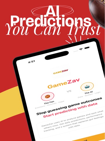 GameZav: AI Sports Predictions ipad screenshot 2