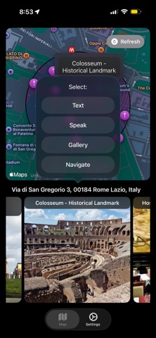 InfoAtPlace screenshot