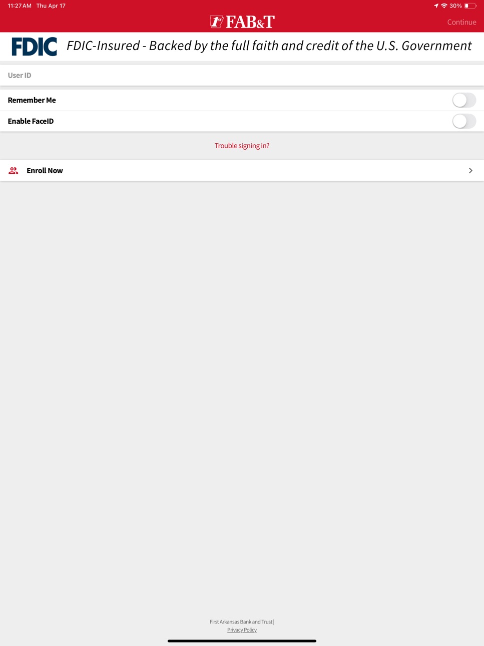iPad screenshot
