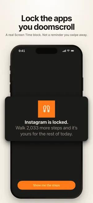 StepGate: Screen Time Control screenshot 1