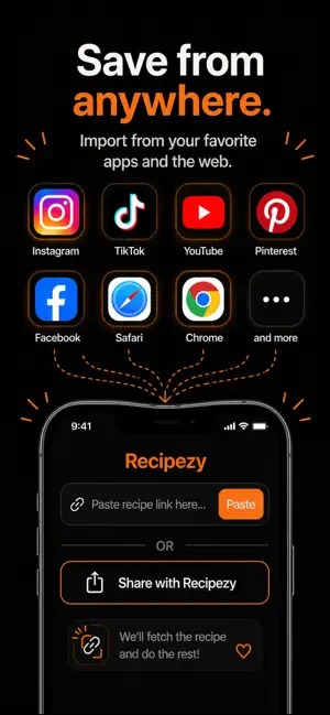 Recipezy: Recipe Organizer screenshot 1