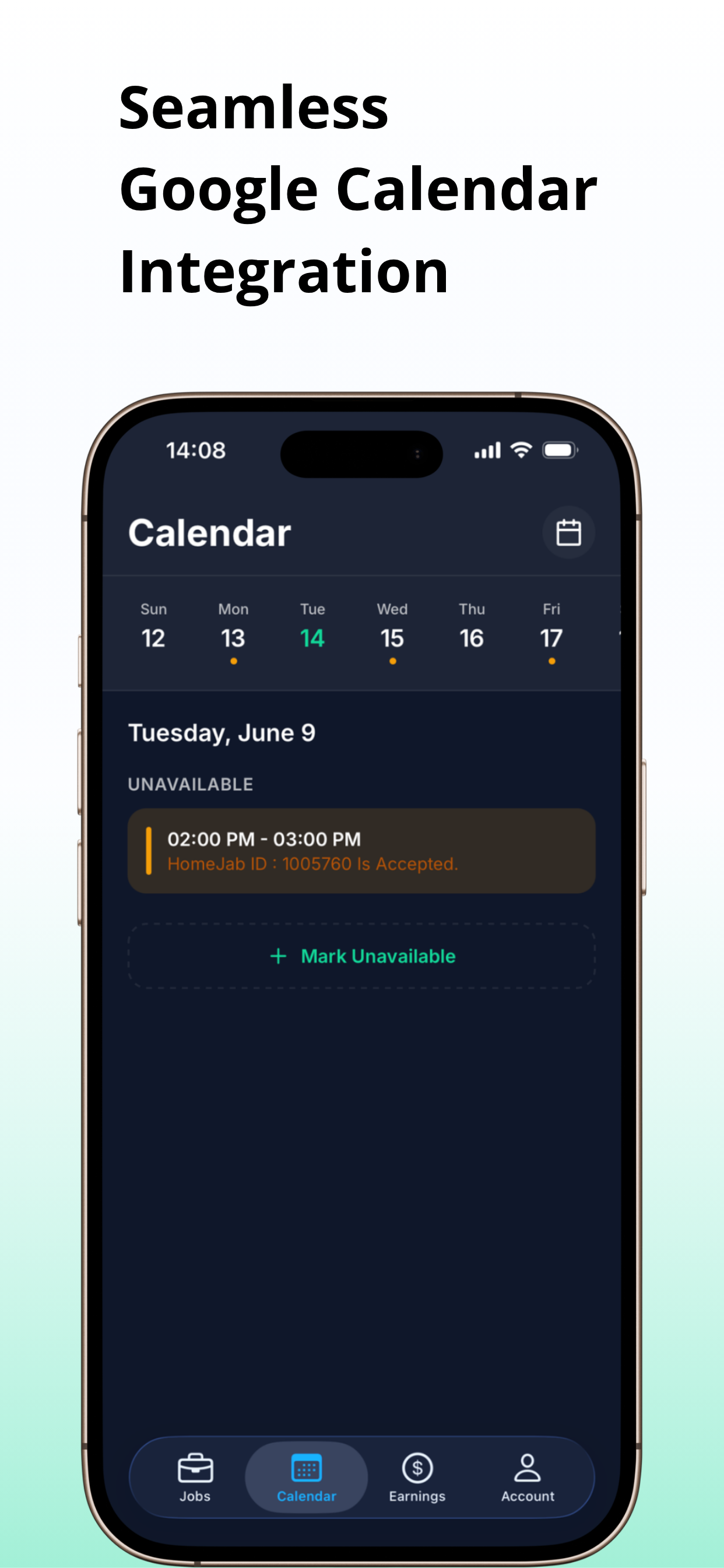 HomeJab screenshot 2