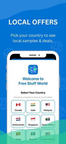FreeStuffWorld iPhone screenshot