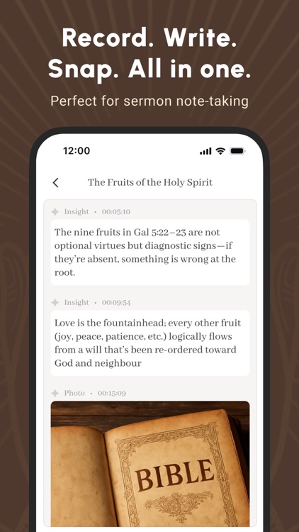 Bible Note Taker & Recorder screenshot-3