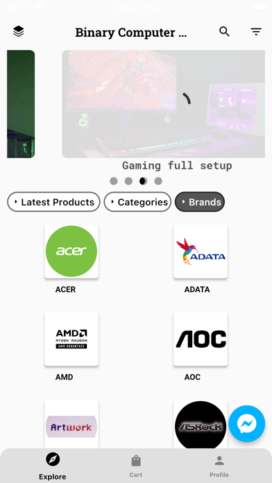 BinaryComputerStore Screenshot