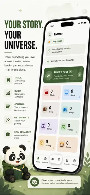 Fables: Entertainment Tracker screenshot 1