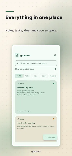 gronotes screenshot 2