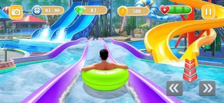 Water Slide Park - Fun Racing iPhone screenshot