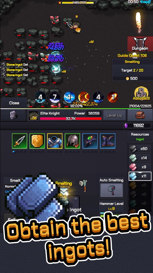 #1. Mine Knights! (iOS) 由: Sangkun Lee