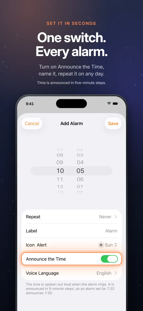 How Do I Set a Repeating Talking Alarm on iPhone?