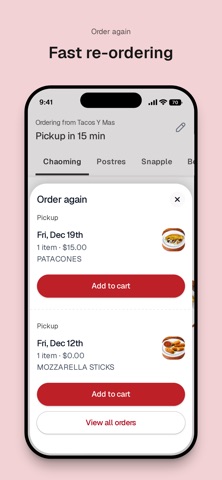 Tacos Y Mas To Go iPhone screenshot