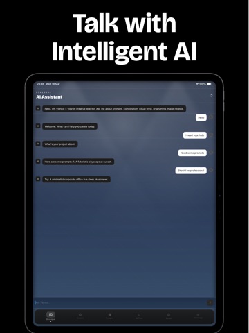 Vidnoz AI Mobile iPad screenshot