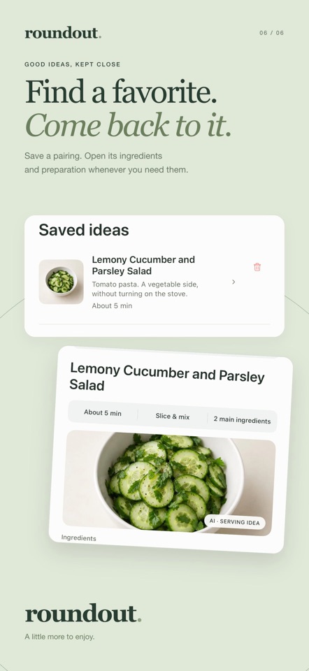 Roundout: Complete Your Meal screenshot 6