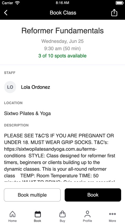 Sixtwo Pilates & Yoga