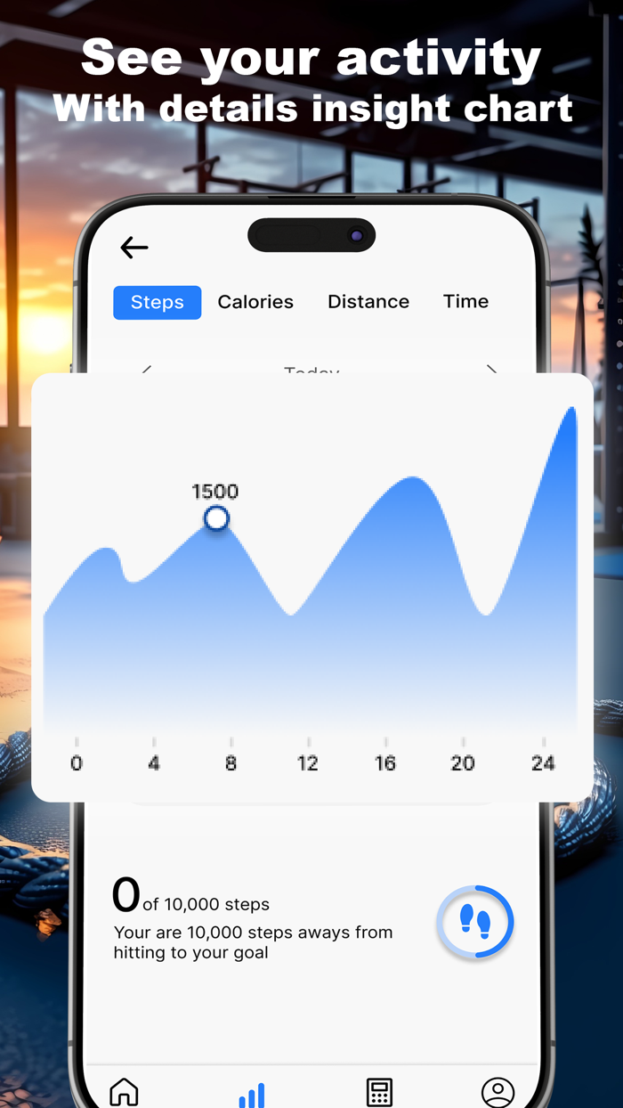 Step Up Count and Track Steps