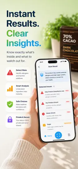 Screenshot von Allergenix: Ingredient Scanner auf dem iPhone 2