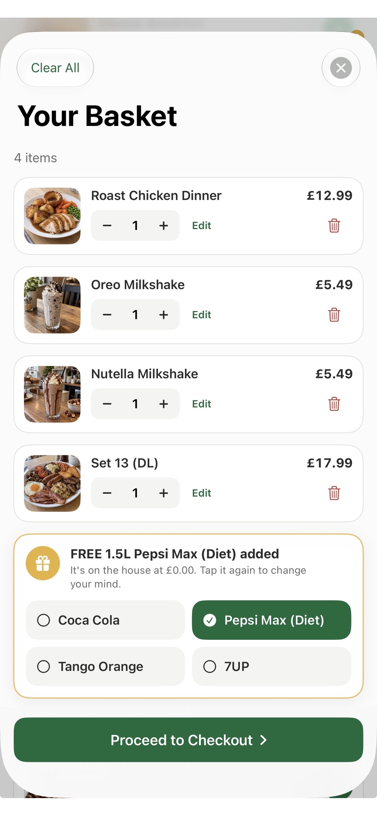 Screenshot 5 of Diplocks Cafe App