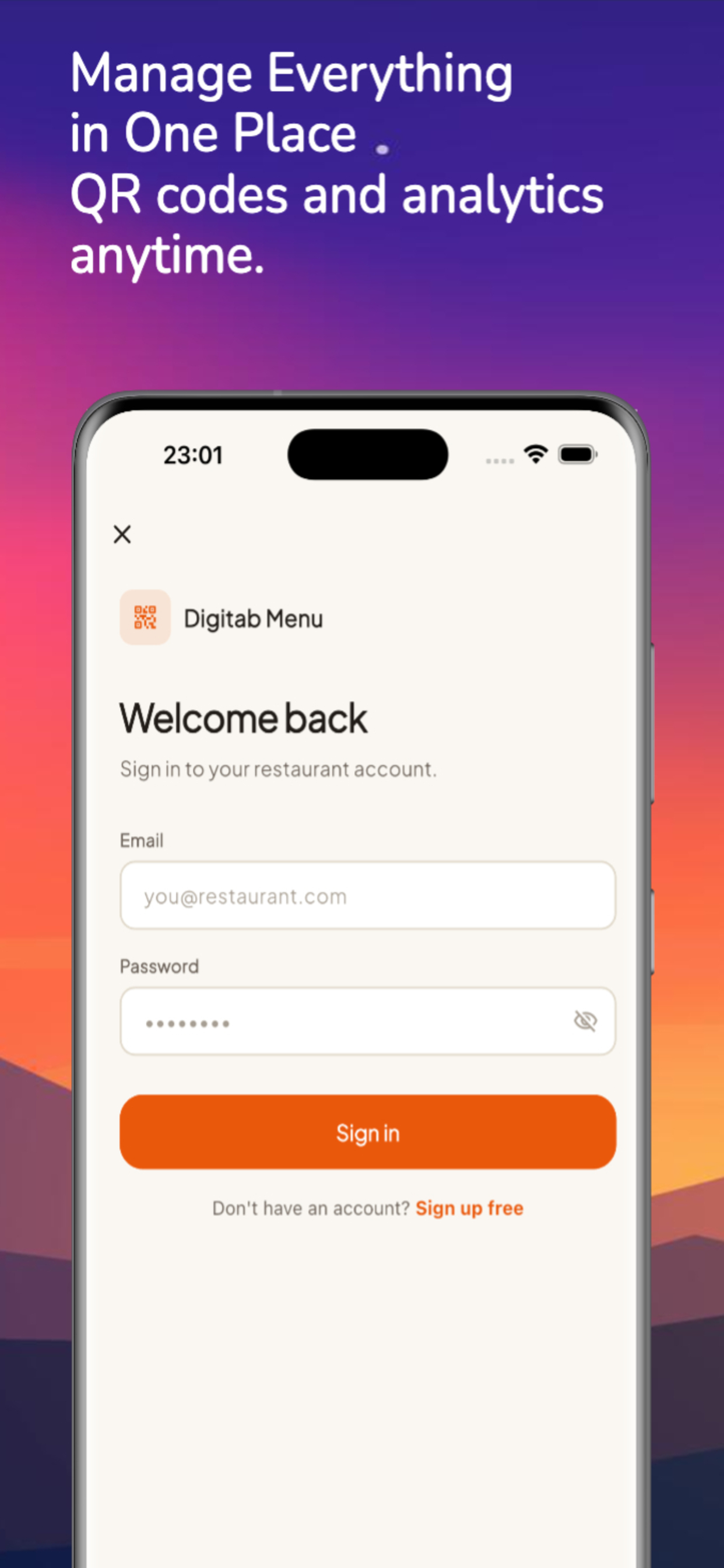 QR Code Menu screenshot 4