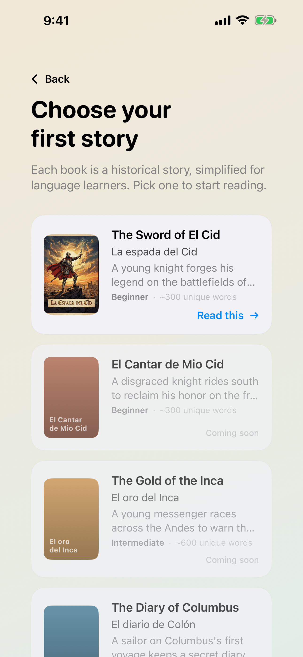 Inkdrift: Graded Reader screenshot 3